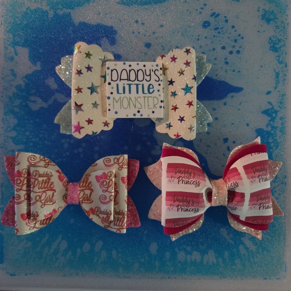 Father/daughter hair bow lot